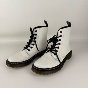 Dr. Martens Luana Airwair White Boots